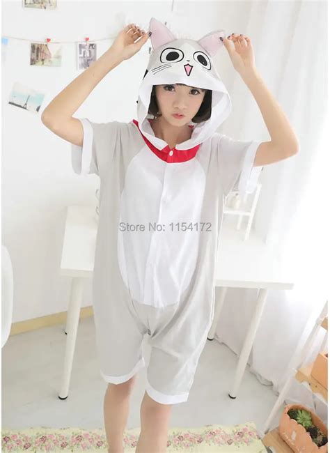 Kigurumi Chi Cat Anime Onesies Pajamas Adult Costume Cosplay Onesies