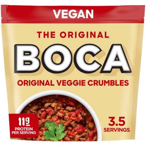 Boca Original Non Gmo Soy Vegan Veggie Crumbles 12 Oz Pick ‘n Save