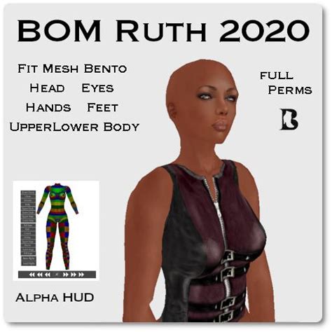 Second Life Marketplace - Blackburns BOM Ruth 2020 Alpha HUD