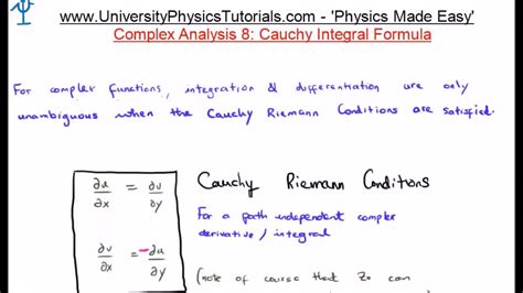 Cauchy Integral Formula 14 Youtube