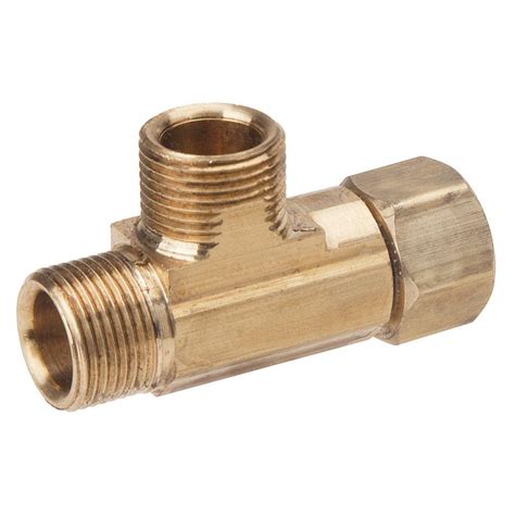 38 In X 38 In X 38 In Compression X Compression Brass T Fitting