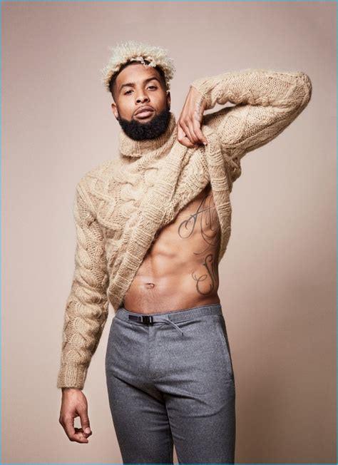 Odell Beckham Jr Rocks Fall Fashions For Gq Talks How Fame Affects His Inner Circle