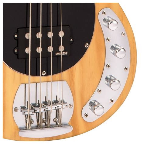 Vintage V Reissued Active Bass Natural At Gear Music