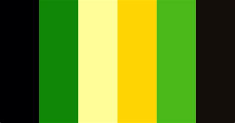 Black Green And Yellow Color Scheme Black