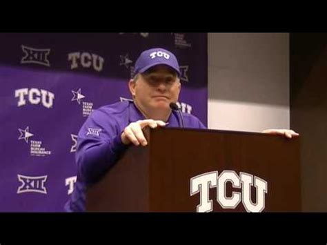 Tcu Hc Gary Patterson Discusses Frogs Loss To Kansas State Youtube