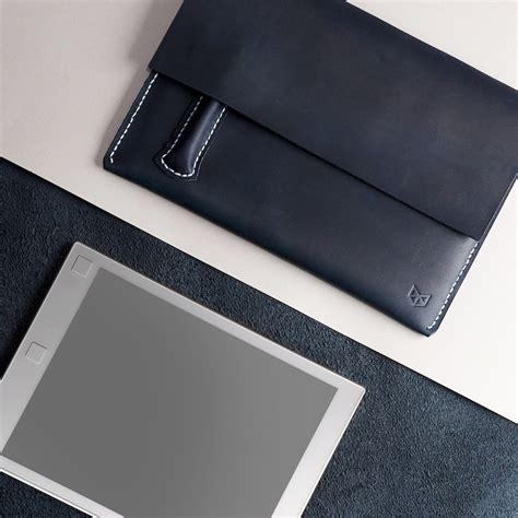 Remarkable 2 Leather Sleeve Tablet Case E Reader Folio Etsy