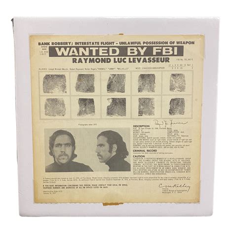 Original Vintage 1970s Fbi Top Ten Most Wanted Fugitives Etsy
