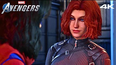 Black Widow Rescues Ms Marvel Cutscene Marvels Avengers Youtube