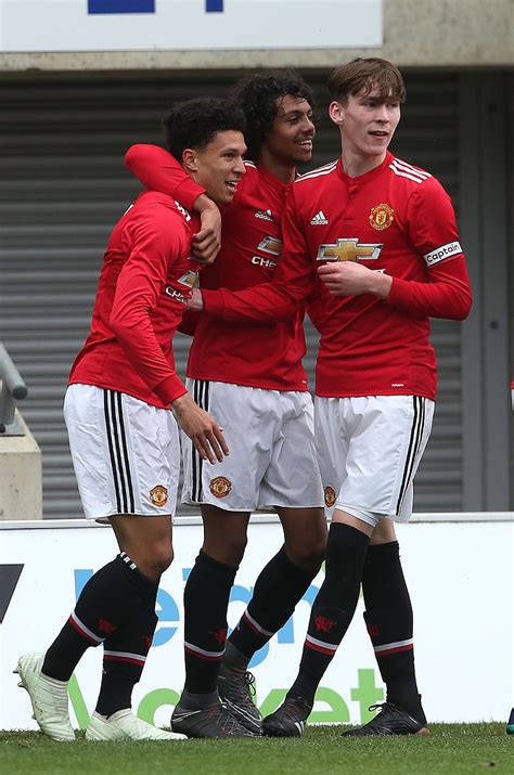 Manchester United Clinched The Under 18s Northern Title After A 2 1