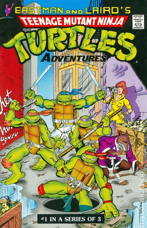 Teenage Mutant Ninja Turtles Adventures 1988 Videomedia Systems Comic