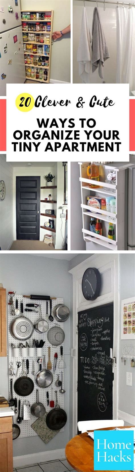 20 Super Clever And Cute Ways To Organize Your Tiny Apartment