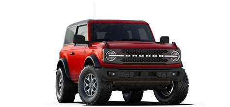 2023 Ford Bronco Advanced 4x4 Badlands 2 Door 4wd Suv Colorsoptionsbuild