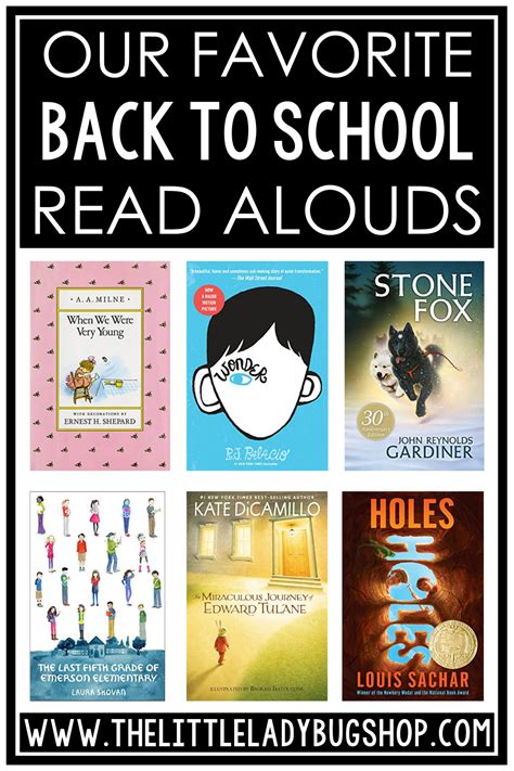 Are You Looking For The Best Back To School Novel Read Alouds Ive