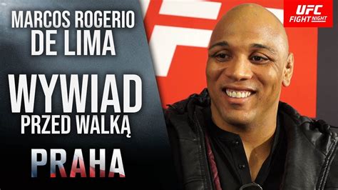 Ufc Prague Pre Fight Interview Marcos Rogerio De Lima About Going Up To Heavy Weight Youtube