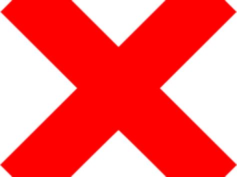 Red Mark Wrong Png Clipart Png All Png All