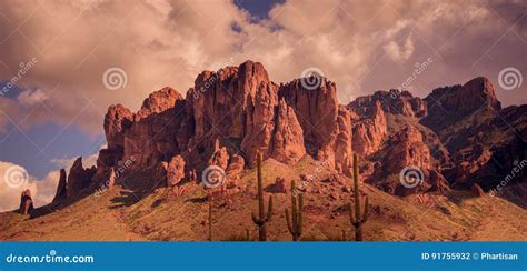 Arizona Desert Wild West Landscape Stock Photo Image Of National