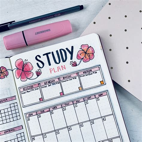 Study Planner 💕 | Bullet journal student, Bullet journal writing ...