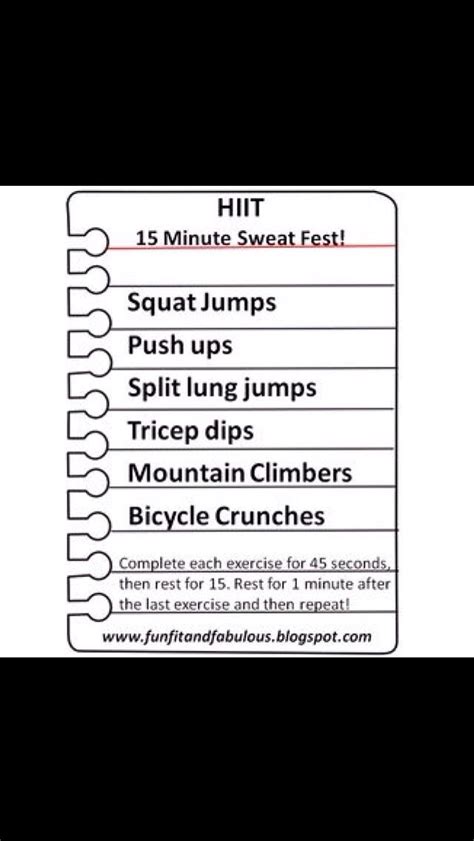 Workout Workout Bicycle Crunches Hiit