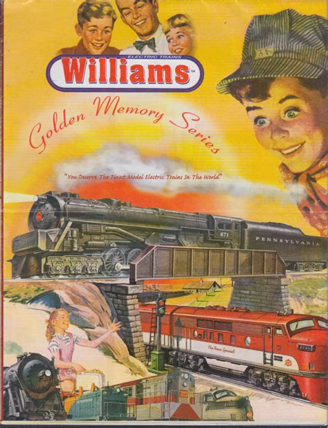 Williams O Gauge Electric Trains Golden Memories Catalog Mailer 3 2004