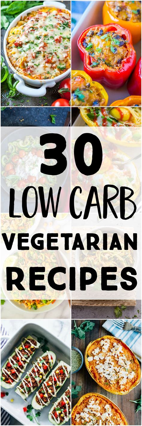 30 Delicous Low Carb Vegetarian Recipes She Likes Food