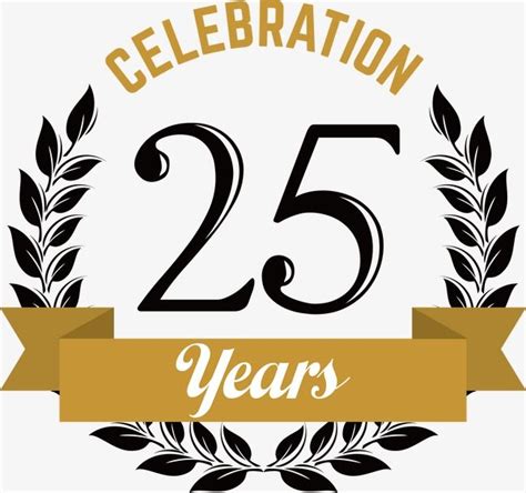Anniversary Icon, Anniversary Badge, 25th Anniversary PNG Transparent Clipart Image and PSD File ...