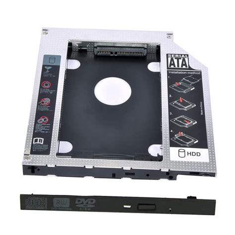 Universal 127mm Sata To Sata 2nd Ssd Hdd Hard Drive Caddy Case Adapter Tray Enclosure For