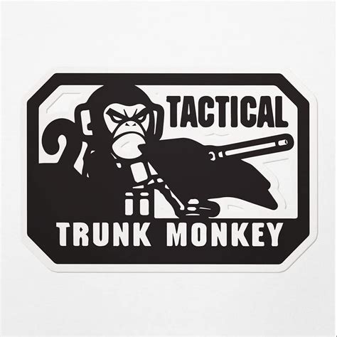 Buy Decal Stickers Of Tactical Trunk Monkey Morale Patch Premium Indoor