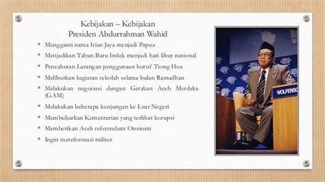 Biografi Abdurrahman Wahid Secara Singkat Sketsa