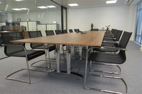 Flip Top Modular Boardroom Tables Fusion Executive Office Furniture