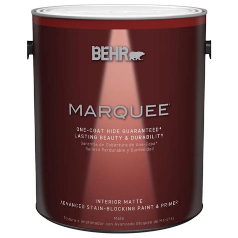 Behr Marquee 1 Gal Deep Base Matte Interior Paint 145301 The Home Depot