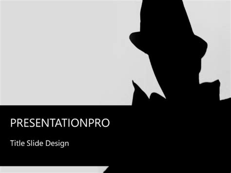 Mystery Detective Business Powerpoint Template Presentationpro