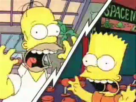 Screaming Homer Simpson  Homer Simpson Animated  