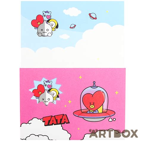 Buy Line Friends Bt21 Tata Logo Pop Letter Set With Stickers At Artbox