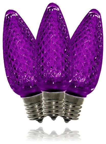 C9 Purple Dimmable Smd Led Retrofit Bulb Contemporary Led Bulbs By Queens Of Christmas Houzz