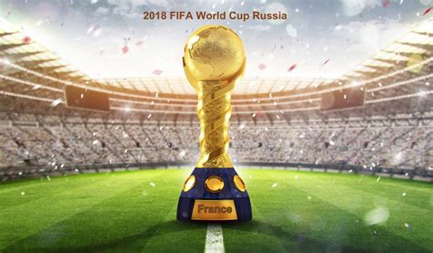 2018 Fifa Wc Russia Golden Trophy Wallpaper