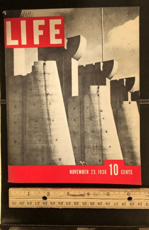 B 108 Life Magazine November 23 1936 First Issue Half Size 8 34 X