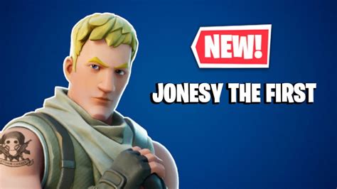 New Jonesy The First Skin Gameplay Fortnite Origins Set Youtube