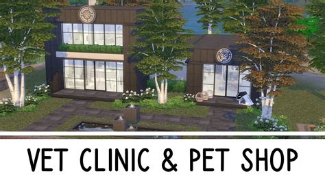 Vet Clinic And Pet Shop ∣ Sims 4 Speed Build ∣ Cc Links ∣ Download