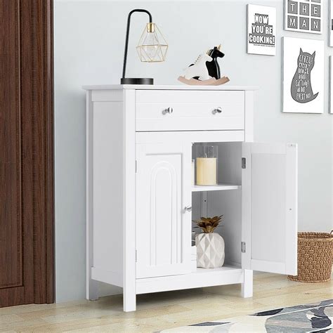 Great savings & free delivery / collection on many items. Free Standing Bathroom Storage Cabinet with Large Drawer ...