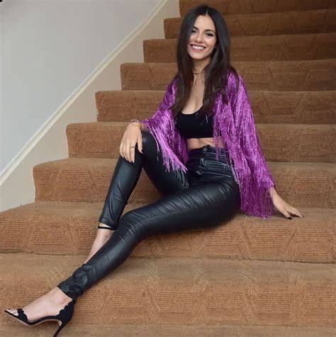 lovely ladies in leather victoria justice in leather pants