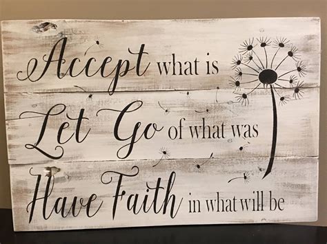 Accept What Is Let Go Of What Was And Have Faith In What Will Etsy