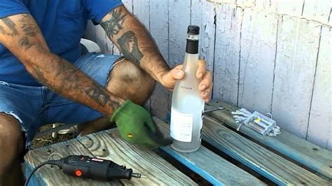 How Not To Bore A Hole In A Glass Bottle Youtube