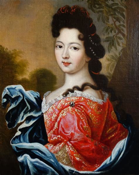 Portrait Of A Noblewoman Ca 1700 Follower Of Henri Gascar Portrait