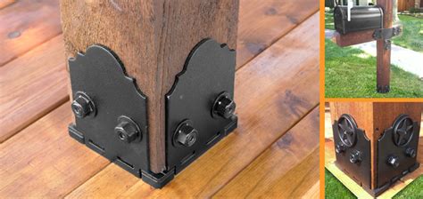 Galvanized and powder coated to stop rust. Deck post brackets 6×6 | Deck design and Ideas
