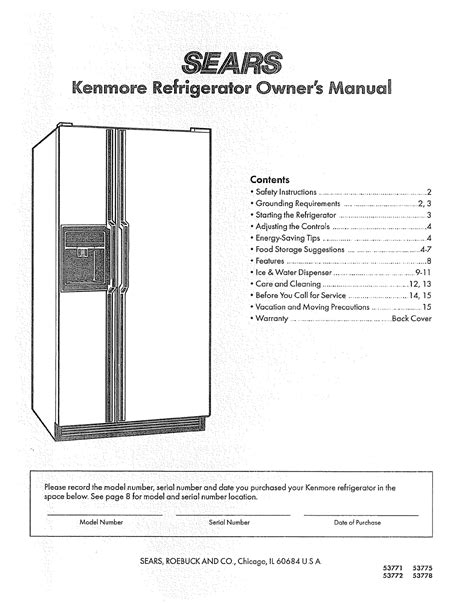 How To Adjust Refrigerator Door Kenmore