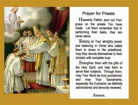 Prayer For Priests Catholic Prayers Pinterest Prayer For And Prayer