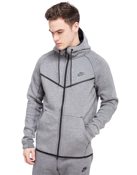 Nike Tech Fleece Windrunner Full Zip Hoodie In Grey Gray For Men Lyst