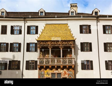 Famous Golden Roof Innsbruck Austria Stock Photo Alamy