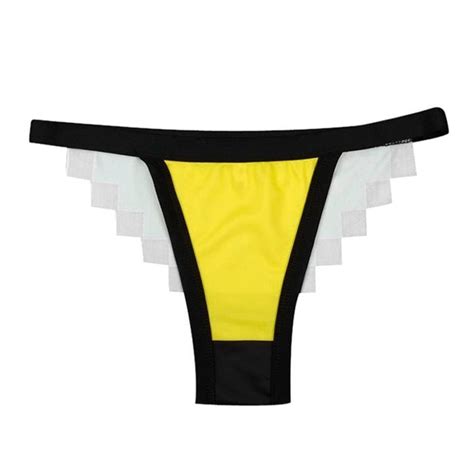 Underwear Photno Women Bikini Swimwear Bathing Beach Thong Ruched Scrunch Bottom N3 Free Image