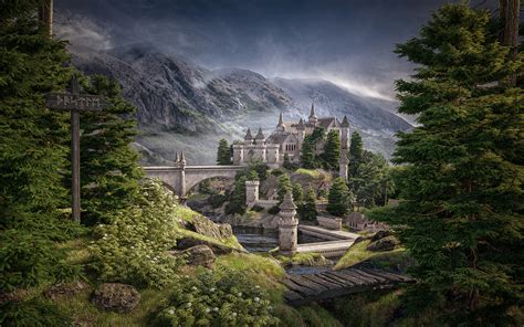 Artstation Fantasy Wizard Castle 2